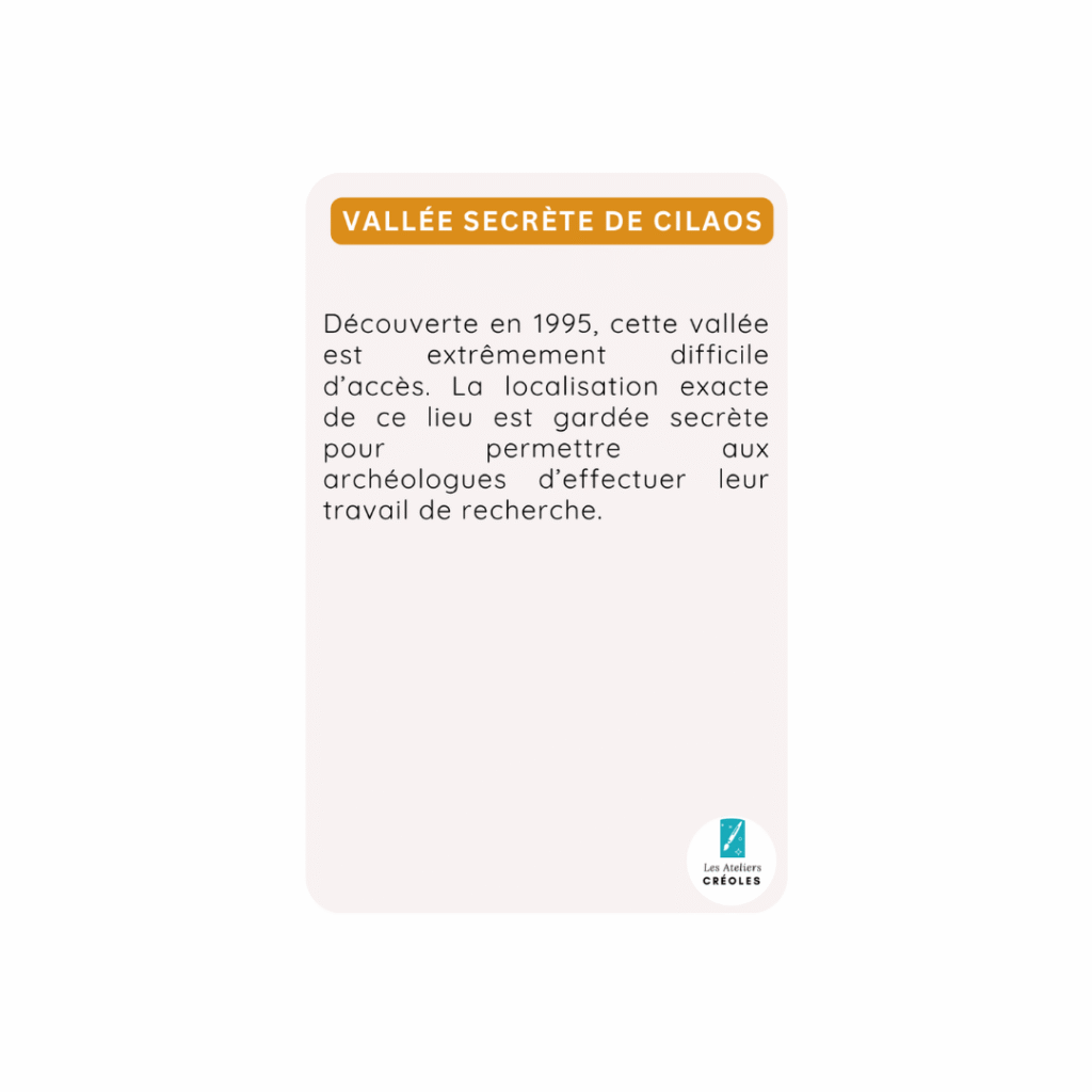 carte éducative vallee secrete de cilaos