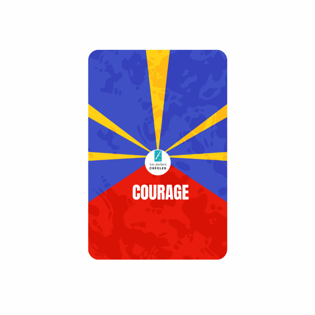 recto du jeu courage