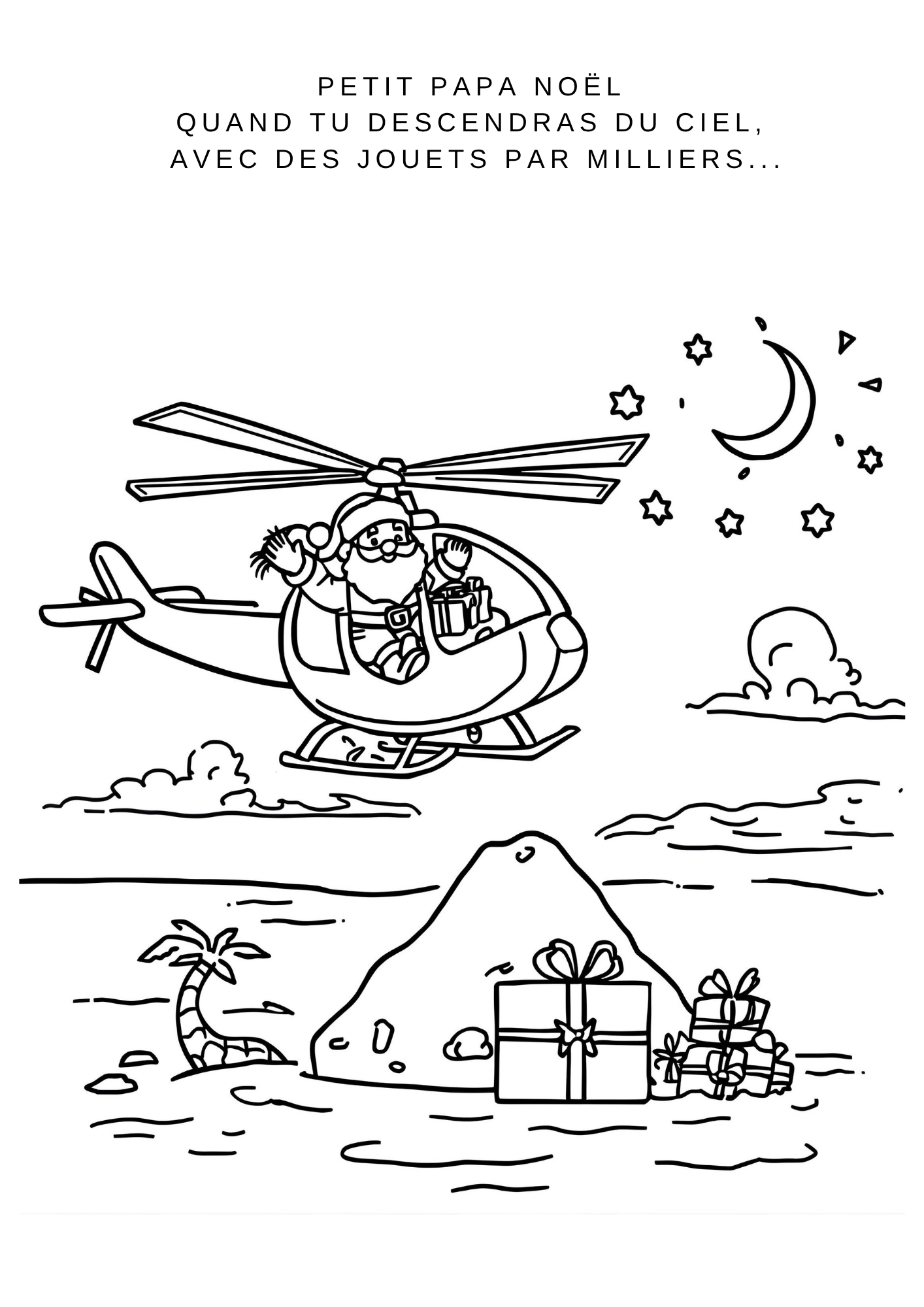 Cahier de coloriage - Maternelle - Joyeux Noël à l'île de La Réunion – Image 2